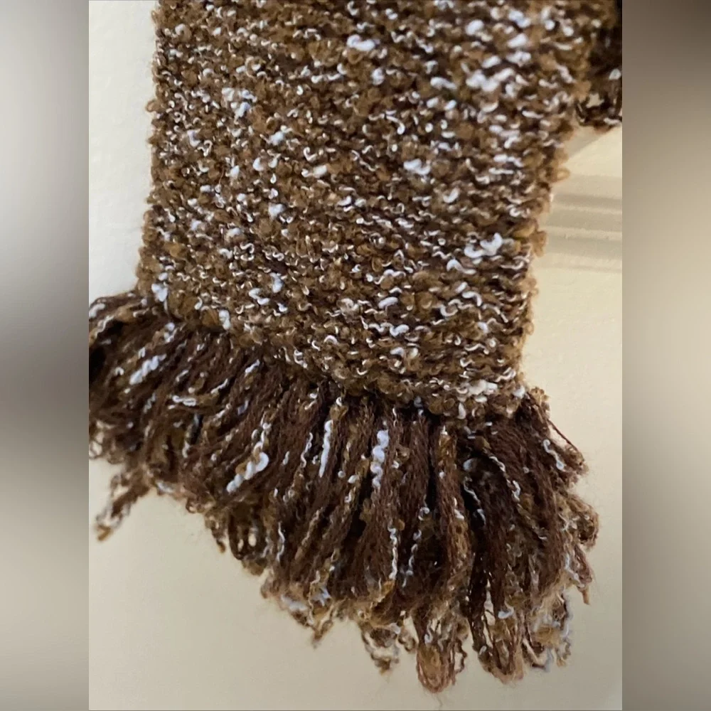 One Girl Who LADIES’ BROWN & BLUE FRINGED CARDIGAN Size SMALL NEW NWT - Picture 6 of 8